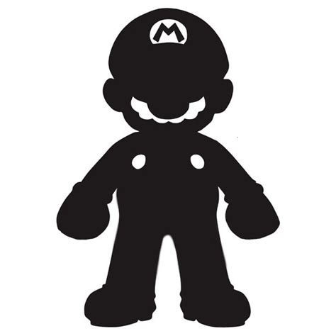 Mario Silhouette at GetDrawings | Free download