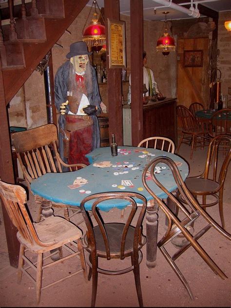 Basement Poker Room Bird Cage Theater Tombstone Arizona 2004 Photograph by David Lee Guss