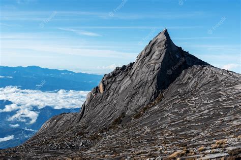 Premium Photo | View of Mt Kinabalu in Kinabalu National Park Kundasang ...