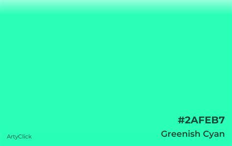 Greenish Cyan Color | ArtyClick