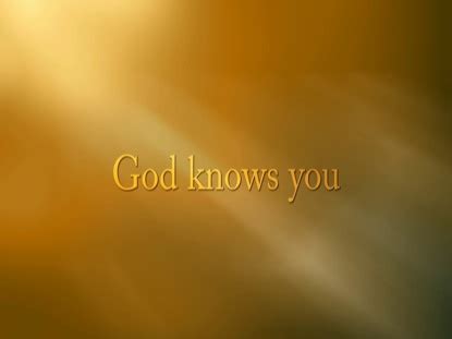 God Knows You | Ark Builder Media | WorshipHouse Media