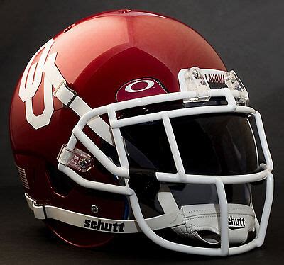 *CUSTOM* OKLAHOMA SOONERS NCAA Schutt XP GAMEDAY Replica Football ...