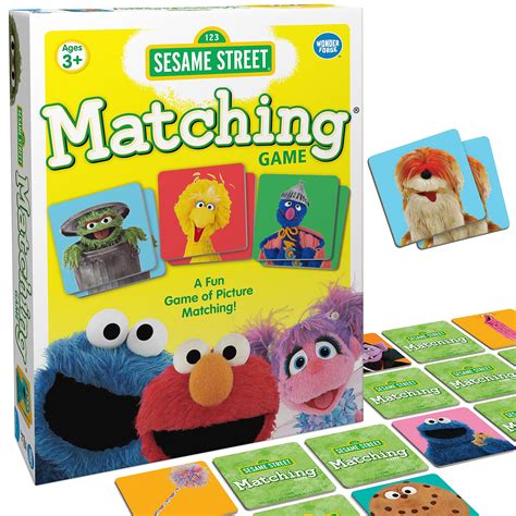 Buy Sesame Street Matching Game by Wonder Forge | for Boys & Girls Age 3 to 5 | A Fun & Fast ...