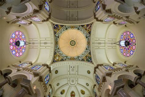 Sacred Heart Catholic Church of Tampa Editorial Stock Image - Image of brown, interior: 136996124