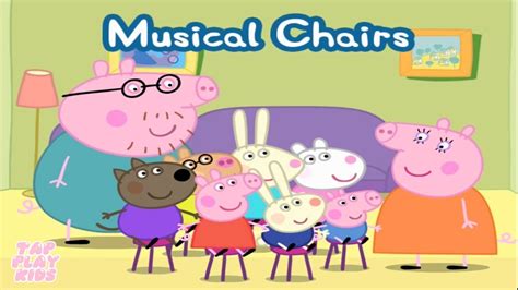 Peppa Pig : Peppa Pig Musical Chairs - Peppa Pig Party Time Gameplay - YouTube