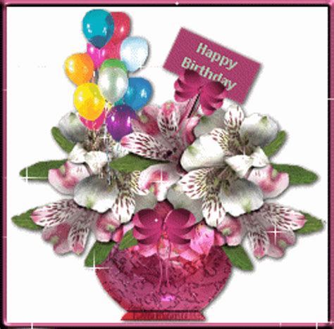 Happy Birthday Orchid Flowers GIF | GIFDB.com
