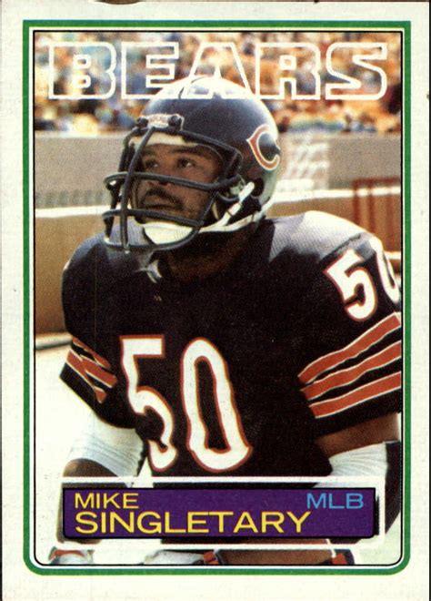 Buy Mike Singletary Cards Online | Mike Singletary Football Price Guide ...