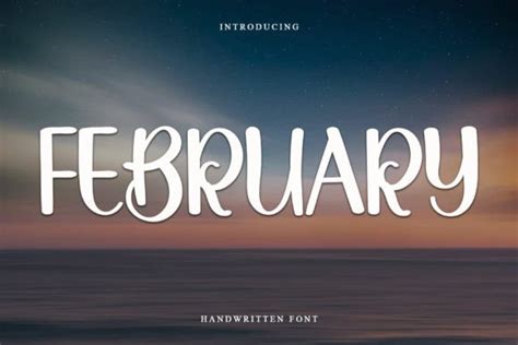 February Font by K_IN Studio · Creative Fabrica