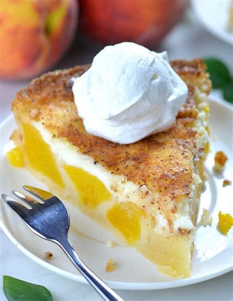 Peaches and Cream Pie | Recipe | Desserts, Dessert recipes, Easy peach cobbler recipe