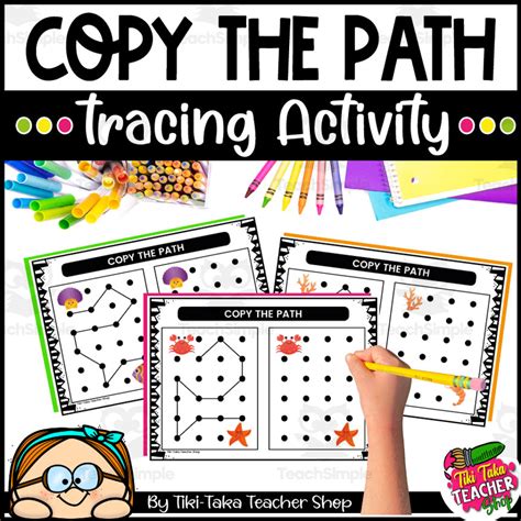 Copy the Path - Tracing Activity by Teach Simple