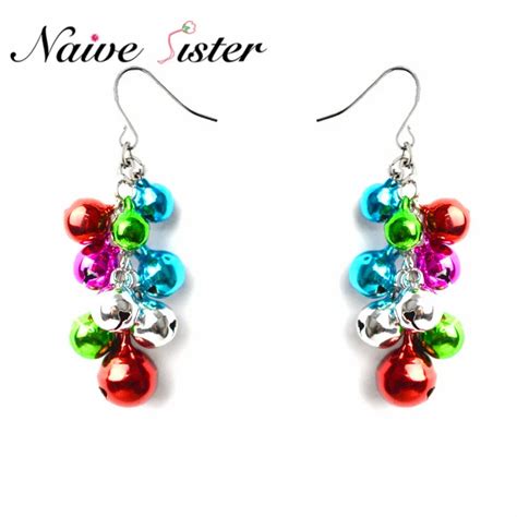 Aliexpress.com : Buy Christmas Jewelry Bells Drop Earrings For Women ...