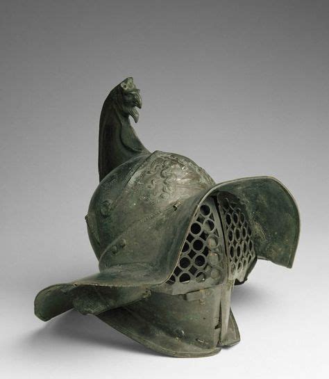 Thraex Helmet Pompeii | Gladiator helmet, Ancient armor, Roman gladiators