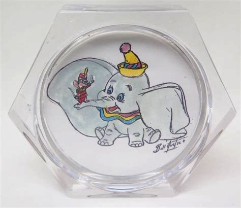 DISNEY Original Drawing DUMBO AND TIMOTHY MOUSE By Disney Legend Bill ...