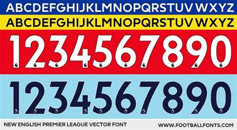 English Premier League | Football Fonts