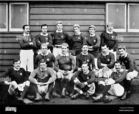 Scotland Rugby Team circa 1895 Stock Photo - Alamy