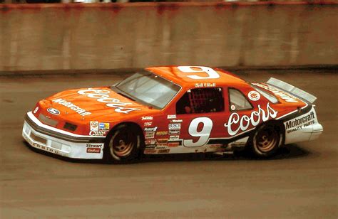 Bill Elliott racing in the 1988 Michigan 400. | Nascar race cars, Nascar cars, Nascar photos