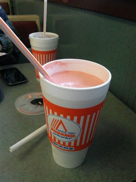 Whataburger strawberry milkshake