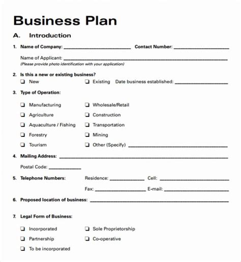 Simple Startup Business Plan Template - Professional Sample Template