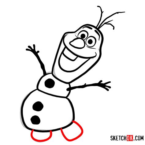 From Snow to Smile: How to Draw Happy Olaf from Frozen