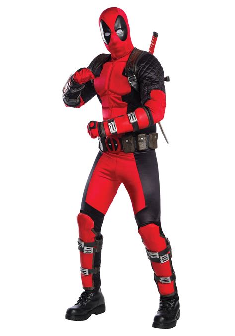 Authentic Deadpool Costume for Adults