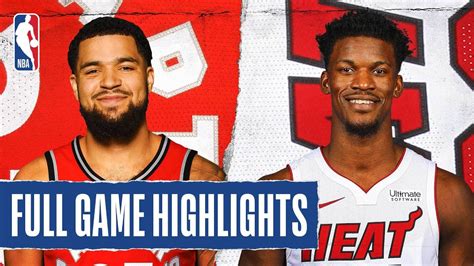 RAPTORS at HEAT | FULL GAME HIGHLIGHTS | August 3, 2020 - YouTube