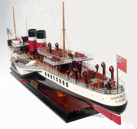 Waverley Paddle Steamship Model 32" Ready Display - Quality Model Ships