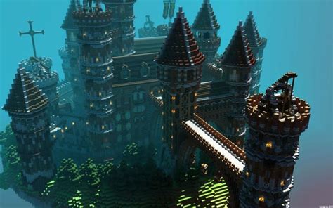 Floating Minecraft Island Castle | Minecraft castle, Minecraft, Castle in the sky