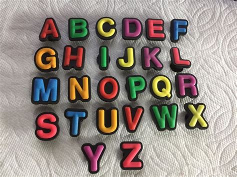 LETTER SHOE CHARM FITS CROCS LETTER CLOG CHARMS COLORED ALPHABET SHOE CHARMS | Crocs, Shoe ...