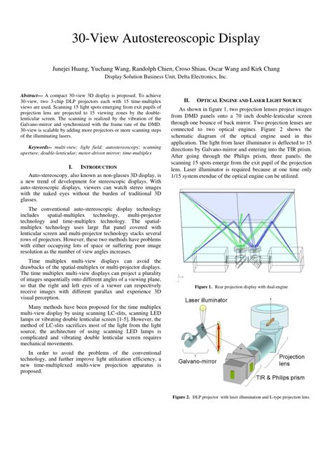 (PDF) 30-View Autostereoscopic Display