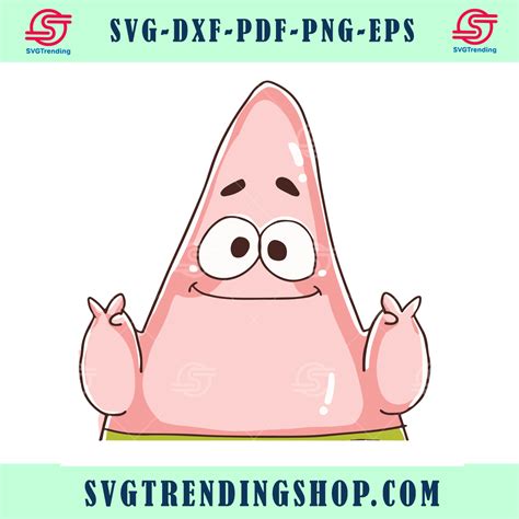 Patrick Star, Trending Svg, Trending Now, Patrick Star Svg, Patrick ...