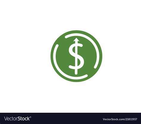 Money logo template Royalty Free Vector Image - VectorStock