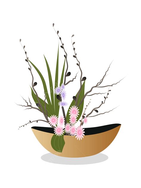 Ikebana Flower Arrangement, Ikebana, Flower, Flower Arrangement PNG and Vector with Transparent ...