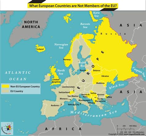 What European Countries are Not Members of the European Union? | European countries, The ...