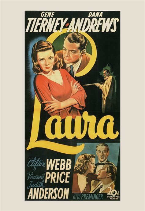 CLASSIC MOVIE POSTER Laura Movie Poster Otto Preminger - Etsy Canada