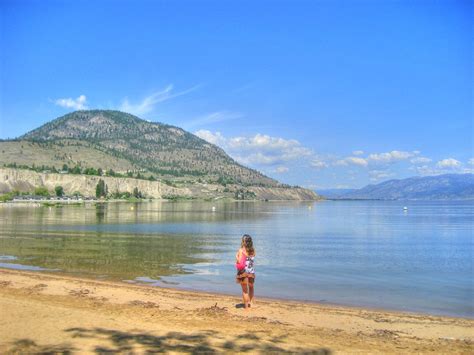 Okanagan Lake Beach in Penticton | A warm crisp morning on O… | Flickr