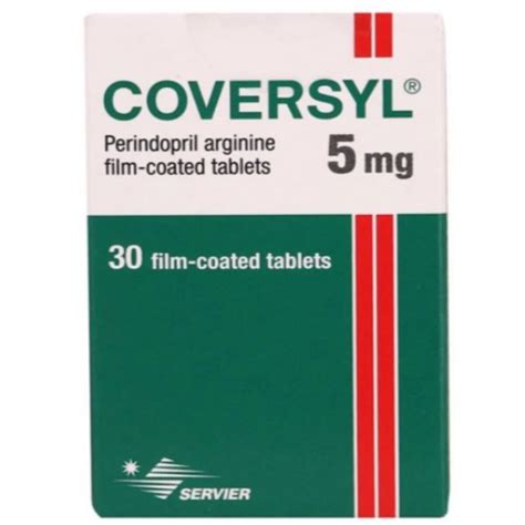 Coversyl 5mg Tablets - Perindopril 5mg, 30 Tablets - Asset Pharmacy