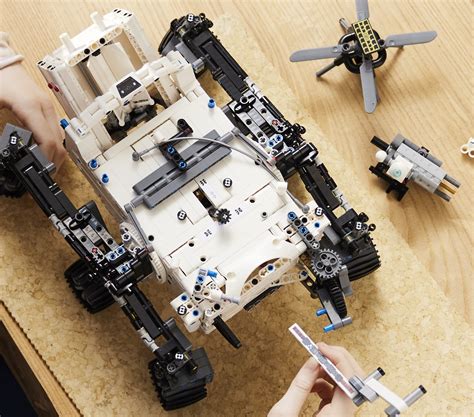 Lego’s Mars Rover Perseverance has 360-degree steering and a swinging ...