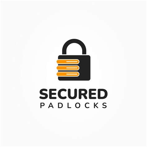 Premium Vector | Digital lock logo or security logo design with lock icon vector template