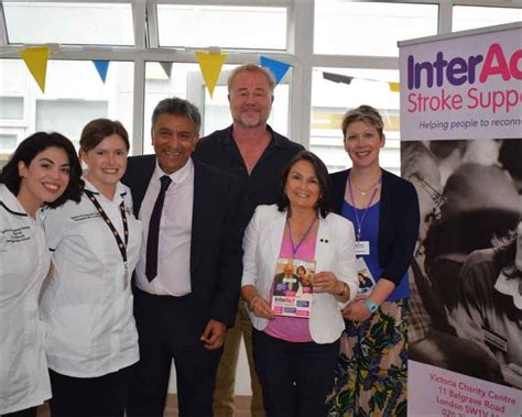 Stroke patients in University Hospital Llandough meet Welsh actor Owen Teale | Local News | News ...