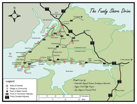 Bay of Fundy Tourist Map - Bay of Fundy Nova Scotia • mappery