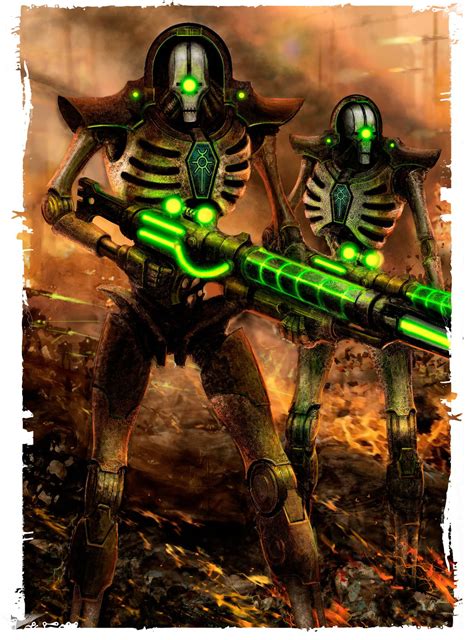 Necron Deathmarks are the highly-skilled snipers and assassins of the ...