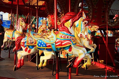 Traditional Carousel In Coney Island, Brooklyn, NY | Carousel horses, Carousel, Merry go round