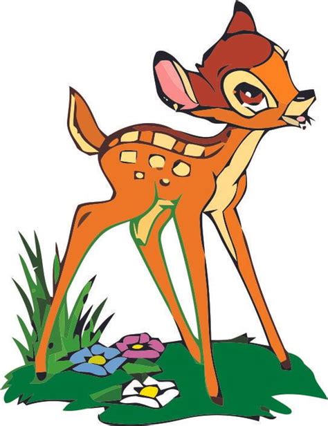 Bambi Cartoon Characters Flowers Nature Cute TV Show Toddler Toddlers ...