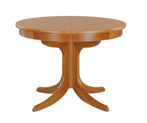 Nathan Classic Teak 2124 Circular Pedestal Dining Table - Dining Tables | RG Cole Furniture Limited