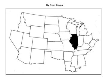 US, Border, Coastal, and Flyover States Map. by Northeast Education