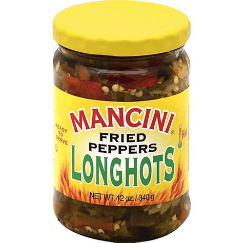 Mancini® Longhots Fried Peppers 12 oz. Jar | Buehler's