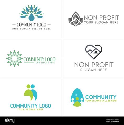 Non profit logo template hi-res stock photography and images - Alamy