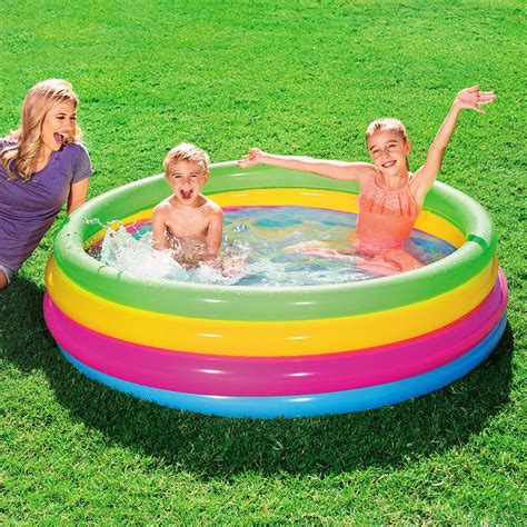 Bestway Inflatable Kids Pool Swimming Pools Round Family Pools