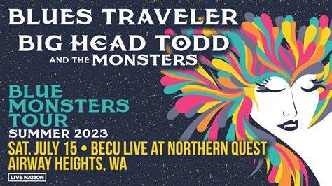 Blue Monsters Tour 2023 Blues Traveler and Big Head Todd and the ...