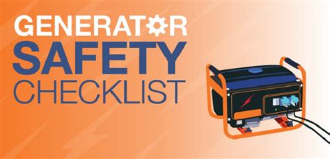 5 Generator Safety Check-list - Buzz Up